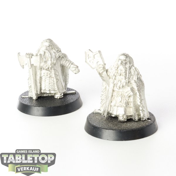 HdR Figuren - Gut - 2x Dwarf Kings - unbemalt