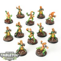 Blood Bowl - 12x Wood Elf Blood Bowl Team Klassisch - bemalt