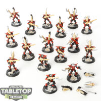 Drukhari - 16x Dark Eldar Warriors - bemalt