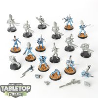 Drukhari - 16x Dark Eldar Warriors - teilweise bemalt