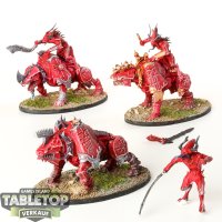 Sonstige - 3 x Bloodcrushers proxy - teilweise bemalt