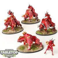 Sonstige - 4 x Bloodcrushers proxy - teilweise bemalt