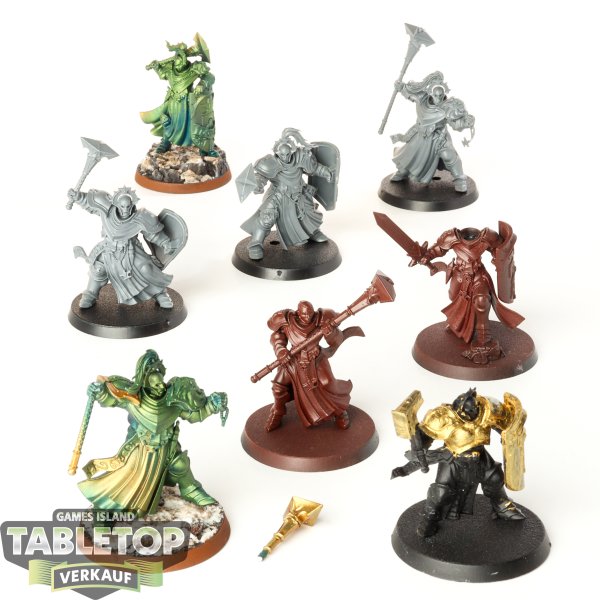 Stormcast Eternals - 8 x Sequitors - teilweise bemalt