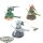 Tyraniden - 3 x Tyranid Warriors - teilweise bemalt