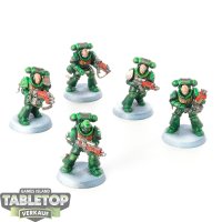 Space Marines - 5 Intercessors - bemalt