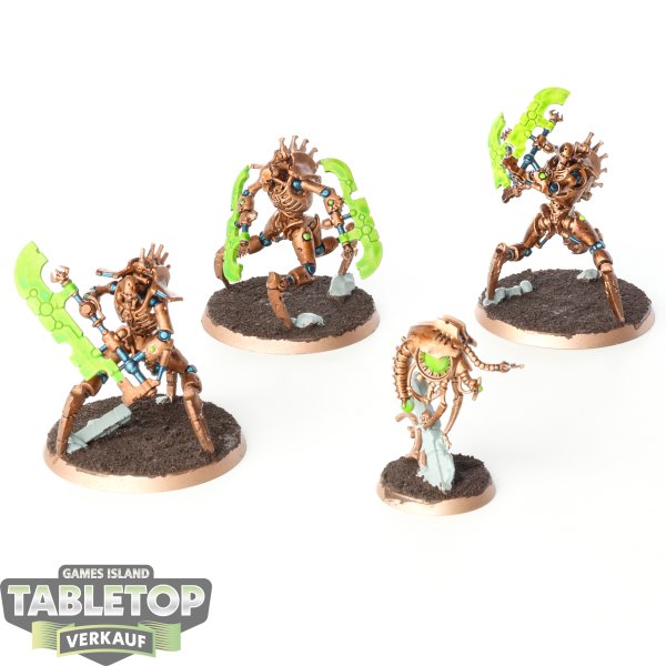 Necrons - 3 x Skorpekh Destroyers - bemalt
