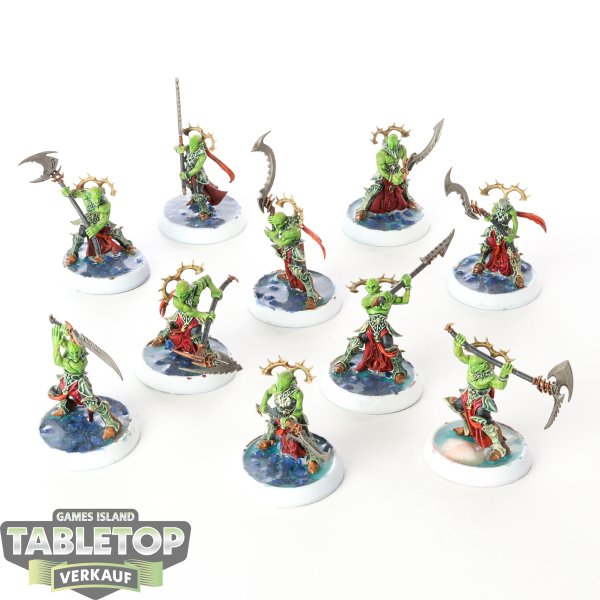 Idoneth Deepkin - 10x Namarti Thrall - bemalt