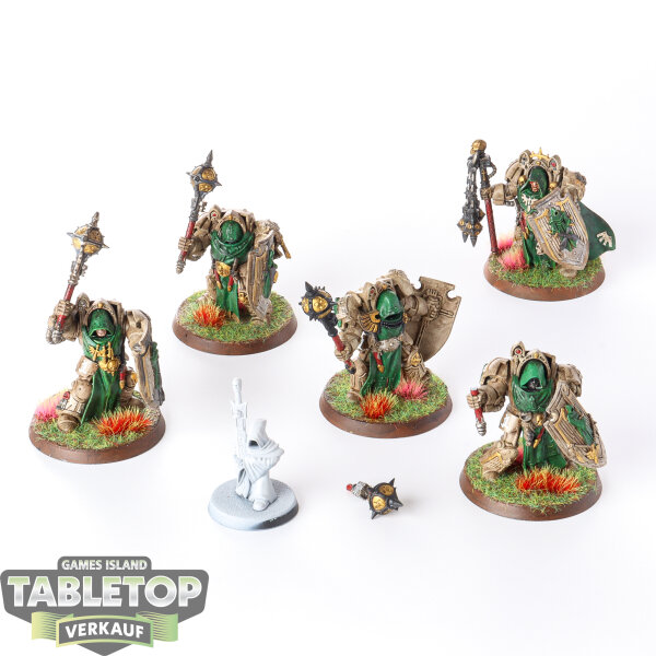 Dark Angels - 5 Deathwing Knights klassisch - bemalt