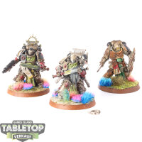 Dark Angels - 3 Bladeguard Veterans - bemalt