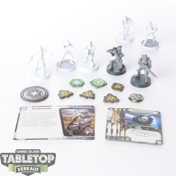 Galaktisches Imperium - 7 x Stormtroopers - teilweise bemalt