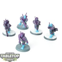 Tau Empire - 5x Pathfinder Team - teilweise bemalt