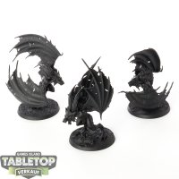 Soulblight Gravelords - 3 x Vargheists - grundiert