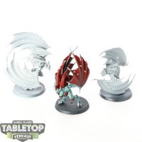 Soulblight Gravelords - 3 x Vargheists - teilweise bemalt