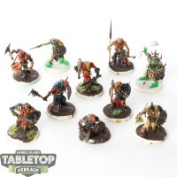 Orruk Warclans - 10 x Gutrippaz - bemalt