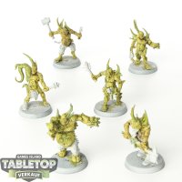 Death Guard - 6x Poxwalkers  - teilweise bemalt