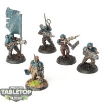 Astra Militarum - 5 x Cadian Command Squad klassisch -...