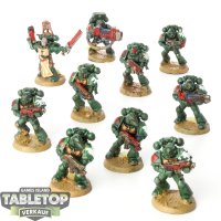 Dark Angels - 10x Tactical Squad klassisch - bemalt