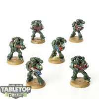 Dark Angels - 6x Tactical Squad - bemalt