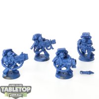 Space Marines - 4x Devastator Squad - grundiert