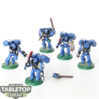 Space Marines - 5x Assault Squad klassisch - bemalt