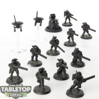 Tau Empire - 10x Fire Warriors Strike Team - grundiert