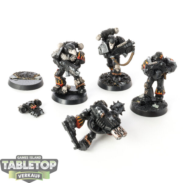 Space Marines - 4 Legion of the Damned - teilweise bemalt