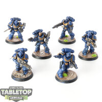 Space Marines - 6 Intercessors - bemalt