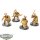 Adeptus Custodes - 4 x Custodian Guard Squad - teilweise bemalt