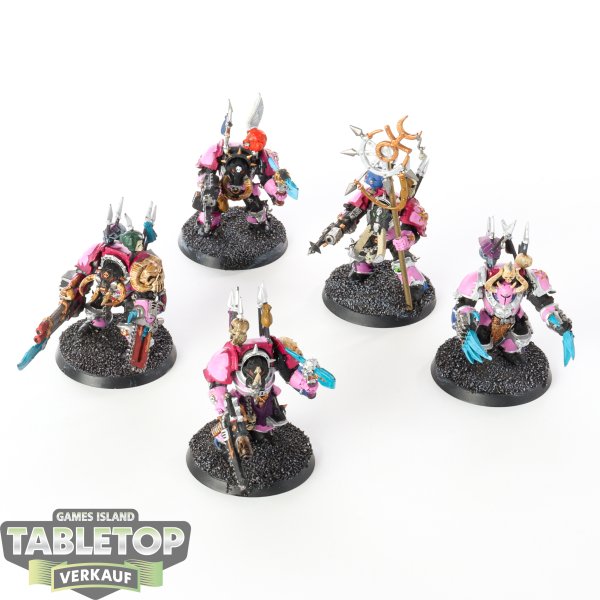 Chaos Space Marines - 5 x Chaos Terminator Squad klassisch - bemalt