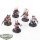 Chaos Space Marines - 5 x Chaos Terminator Squad klassisch - bemalt