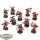 World Eaters - 10 x Khorne Berzerkers klassisch - teilweise bemalt