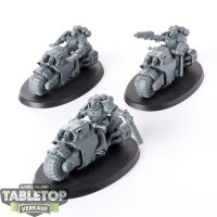 Space Marines - 3x Outriders - unbemalt