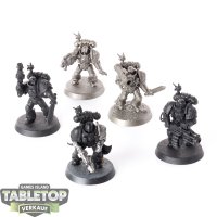 Deathwatch - 5x Veterans - teilweise bemalt