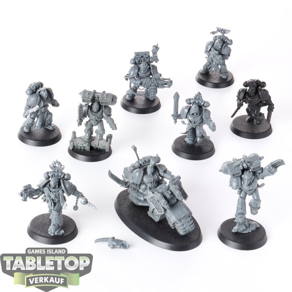 Deathwatch - 9x Kill Team Cassius - teilweise bemalt