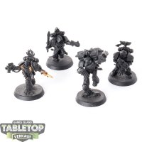 Deathwatch - 4x Kill Team Cassius - teilweise bemalt