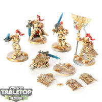 Adeptus Custodes - 5 Custodian Guard Squad - bemalt