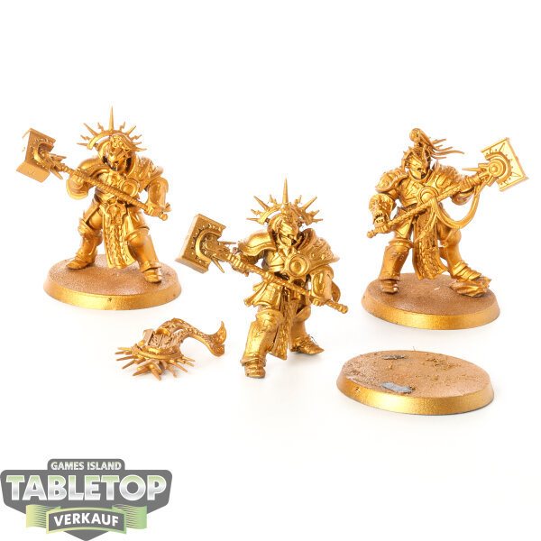 Stormcast Eternals - 3 Retributors - grundiert