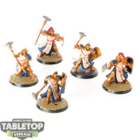 Stormcast Eternals - 5 Sequitors - bemalt