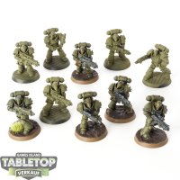 Space Marines - 10 x Intercessors - teilweise bemalt