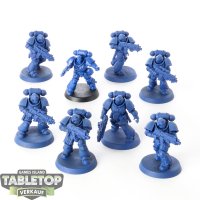 Space Marines - 8 x Intercessors - teilweise bemalt