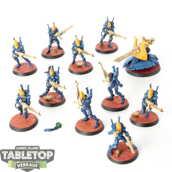 Craftworlds - 10 x Guardian Defenders - bemalt