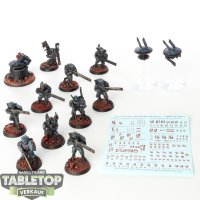 Tau Empire - 10x Fire Warriors Strike Team - bemalt