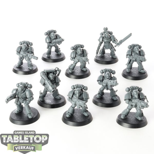 Space Marines - 10 Tactical Marines - unbemalt