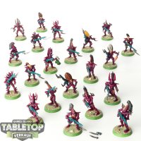 Drukhari - 21 x Kabalite Warriors klassisch - bemalt