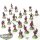 Drukhari - 21 x Kabalite Warriors klassisch - bemalt