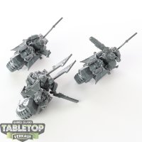 Dark Angels - 3x Ravenwing Bike Squadron - unbemalt