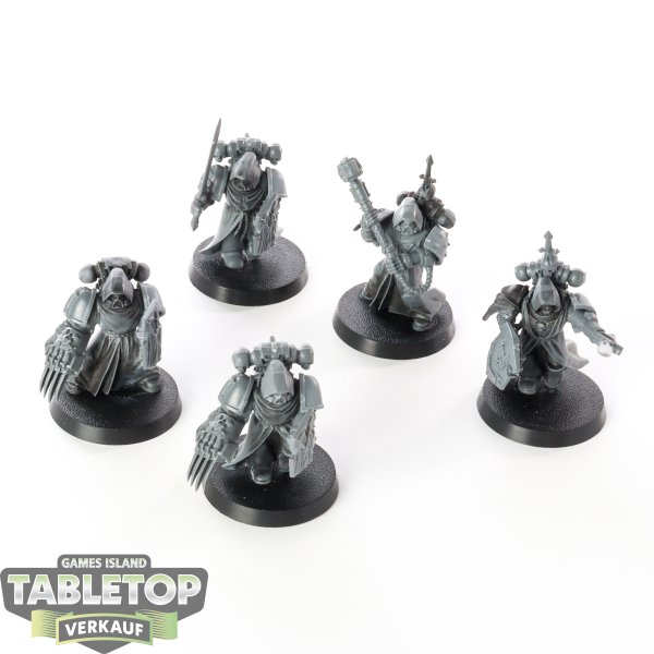 Dark Angels - 5x Company Veterans - unbemalt