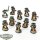 Dark Angels - 10x Tactical Squad - teilweise bemalt