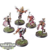 Space Wolves - 5x Wulfen - bemalt