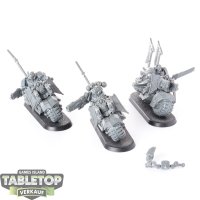 Dark Angels - 3x Ravenwing Bike Squadron - unbemalt